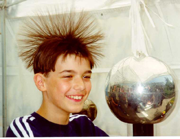 peinado electrostatico